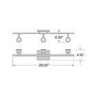 Access Lighting 63073LEDDLP-MBL 5.5W Matte Black Adjustable Track Lights