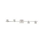 Access Lighting Lincoln 63075LEDDLP-BS 5 Lights Brushed Steel 27.5W Adjustable LED Track