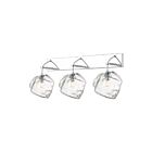 Access Lighting Boulder 63130LEDDLP-MSS-CLR 3 Lights Mirrored Stainless Steel 13.5W LED Vanity