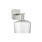 Access Lighting Port Nine 63144LEDD-BS-CLR Brushed Steel 9W LED Wall Sconce