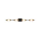 Access Lighting 63961LEDD-MC-FST Nido 4-Lights 32W Matte Chrome LED Semi Flush Mount