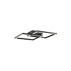 Access Lighting Squared 63966LEDD-BL-ACR Black 30W LED Flush Mount or Wall Sconce