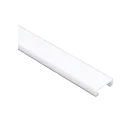 American Lighting PE-QLENS-1M Extrusion Square Stick On Lens 1M