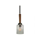 Artcraft Legno Rustico AC10141BB 1-Lights Burnished Brass 60W Pendant