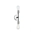 Artcraft Truro AC11256NB 2 Lights Black and Brushed Brass 60W Wall Mount
