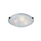 Artcraft Clip Flush AC2351SPBU 2 Lights Brunito 60W Flush Mount