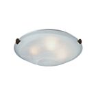 Artcraft Clip Flush AC2352SPBU 3 Lights Brunito 60W Flush Mount