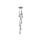 Artcraft AC6829SM Sunnyvale 540W 9-Lights Pearl Black LED Chandelier