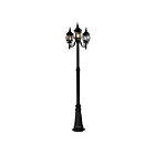 Artcraft Classico AC8099BK 3 Lights White 100W Outdoor Post Light