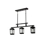 Artcraft Freemont AC8197BK 3 Lights Black 100W Outdoor Ceiling Light
