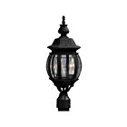 Artcraft Classico AC8363BK 3 Lights Rust 60W Outdoor Post Light