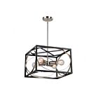 Artcraft Corona CL15094 4-Lights Black Polished Nickel 60W Chandelier