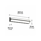 Artika VAN-PRC-HD2BL Preston 20W Matte Black Vanity Light