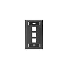 Leviton 42080-3ES 1-Gang Wallplate W/Designation