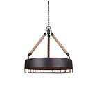 Canarm Portsmouth ICH662A04ORB20 4-Lights Oil Rubbed Bronze Chain Chandelier