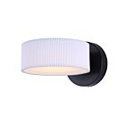 Canarm Carmynn LWF288A01BK Matte Black LED Wall Light