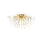 CWI Lighting Savannah 1034C40-8-620 Gold Leaf 8 Lights 320W Flush Mount