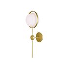 CWI Lighting Da Vinci 1153W10-1-169 Brass 1 Light 7W Wall Sconce