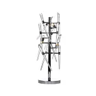 CWI Lighting Icicle 1154T25-3-601 Chrome 3 Lights 120W Table Lamp