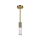 CWI Lighting Pipes 1221P5-1-625 Brass 1 Light 5W Pendant