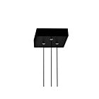 CWI Lighting Stagger 1588P6-3-101 Black 30W LED Pendant