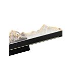 CWI Lighting Himalayas 1601W26-101 Black 18W LED Vanity Light
