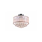 CWI Lighting Radiant 5062C16C (Chp + G) Chrome 6 Lights 240W Flush Mount