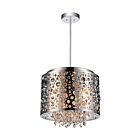 CWI Lighting Bubbles 5536P12ST Chrome 4 Lights 160W Pendant