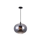 CWI Lighting Glass 5553P16-Smoke Black 4 Lights 240W Chandelier