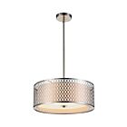 CWI Lighting Mikayla 5555P17SN Satin Nickel 3 Lights 180W Chandelier