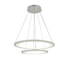 CWI Lighting Alloha 5665P24-2-103 White 54W LED Chandelier