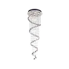 CWI Lighting Spiral 6603C20C(H:59) Chrome 7 Lights 245W Flush Mount