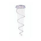 CWI Lighting Spiral 6603C24C(H:67) Chrome 6 Lights 210W Flush Mount