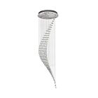 CWI Lighting Ribbon 6629C26C Chrome 10 Lights 350W Flush Mount