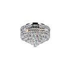 CWI Lighting Luminous 8002C12C Chrome 3 Lights 180W Flush Mount