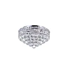 CWI Lighting Luminous 8002C16C Chrome 5 Lights 300W Flush Mount