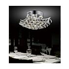 CWI Lighting Queen 8038C14C-S Chrome 4 Lights 240W Flush Mount