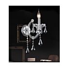 CWI Lighting Maria Theresa 8318W5C-1 (Clear) Chrome 1 Light 60W Wall Sconce