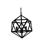CWI Lighting Amazon 9641P17-3-101 Black 3 Lights 180W Chandelier
