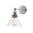 CWI Lighting Eustis 9735W7-1-613 Polished Nickel 1 Light 60W Wall Sconce
