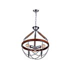 CWI Lighting Parana 9965P18-3-601 Chrome 3 Lights 180W Chandelier