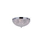 CWI Lighting Globe QS8357C16C Chrome 4 Lights 160W Flush Mount