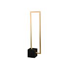 Dainolite FLN-LEDT25-AGB-MB 1-Light 21.6W Aged Brass LED Table Lamp