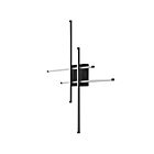Dainolite SUM-3223LEDFH-MB Summit 4-Lights 23W Matte Black LED Flush Mount
