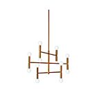 Dainolite AVA-2012C-VB Ava 12-lights 720w Vintage Bronze LED Chandelier