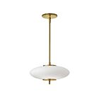 Dainolite Maddie MAD-121LEDP-AGB 20W Aged Brass LED Pendant
