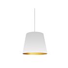 Dainolite OD-S-692 Oversized Drum 1-light 60w White LED Small Oversized Drum Pendant