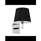 Dainolite Whitney WHN-91W-PC-BK Black 1-Light 6W Incandescent Wall Sconce