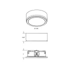Dals Lighting 6001-CC-BK 4W Black LED Puck Light