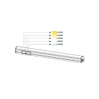 Dals Lighting 6012CC 12" Sandblasted Aluminum Strip Light CCT Selectable